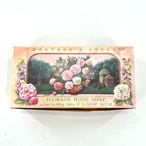 Crabtree & Evelyn Damask rose and Veranda Perfumed bar soap